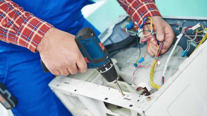 Turgutlu Baxi Baxi çamaşır makinesi kart tamiri – Su almama arızası orijinal parça ile giderildi. - Teknik servis örneği